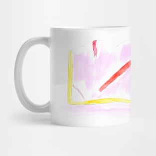 Book and pencil, study. Back to school. Watercolor, art decoration, sketch. illustration hand drawn modern Mug